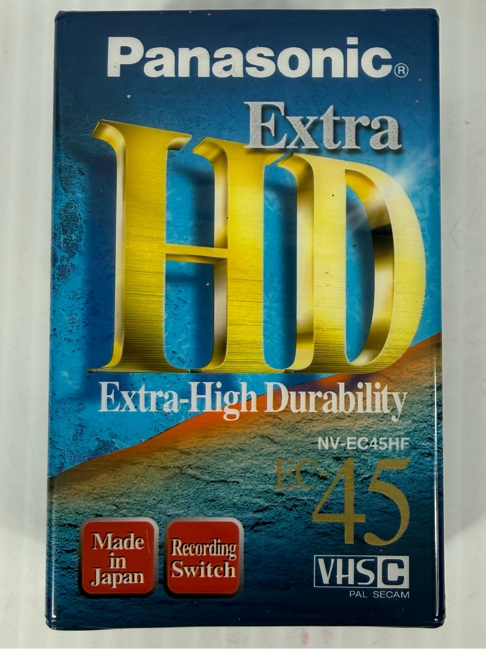 Panasonic Extra EC-45 HD Extra VHS C Video Camcorder Cassette Tape NV-ED45HF New